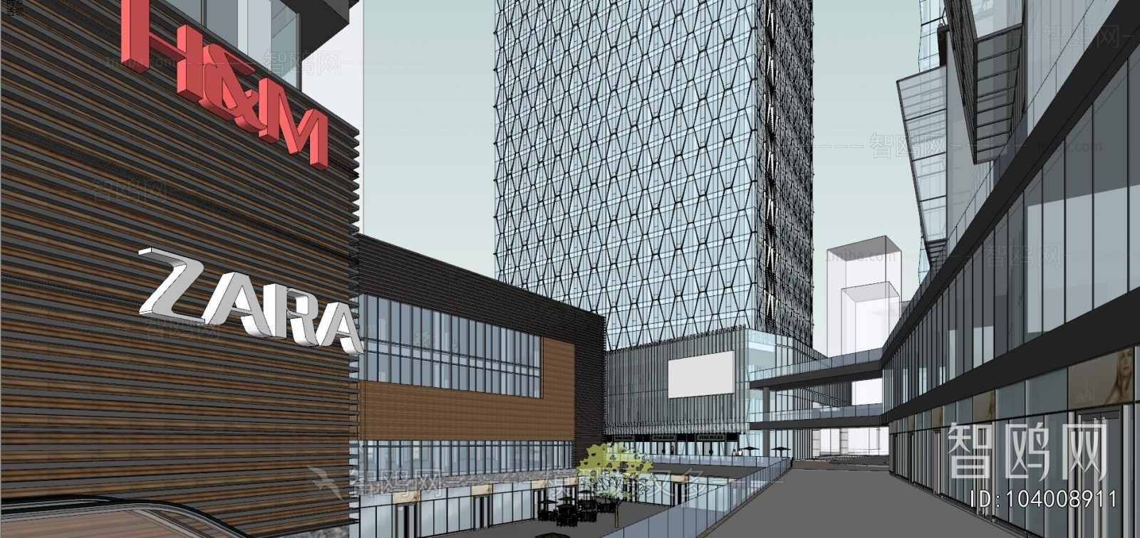 Modern Appearance Of Commercial Building
