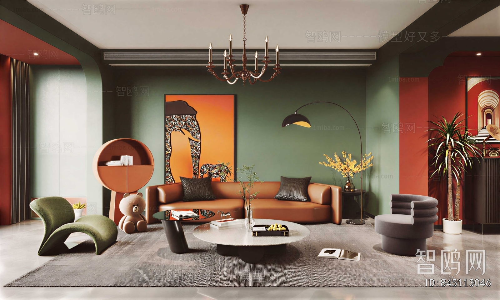 American Style A Living Room