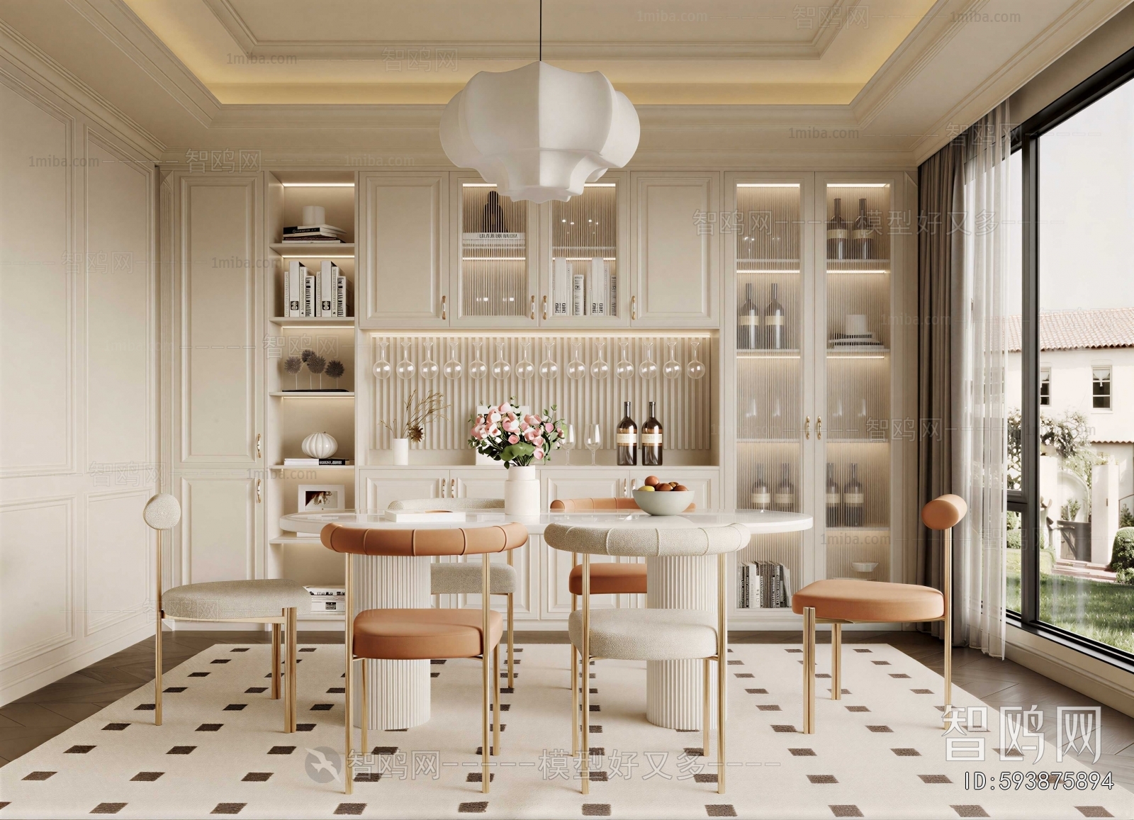 French Style Dining Room