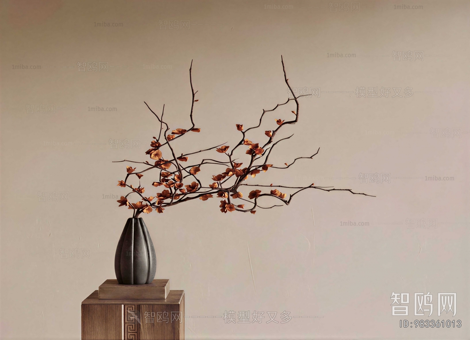 Wabi-sabi Style Dried Branch