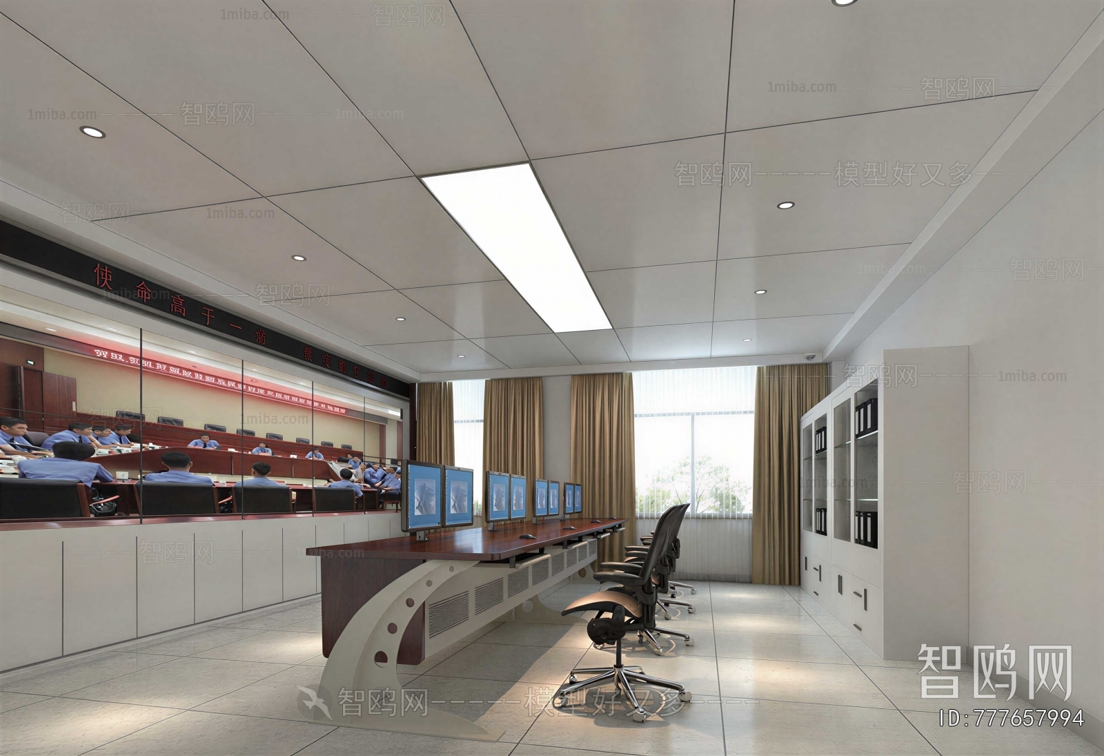 Modern Monitor Room