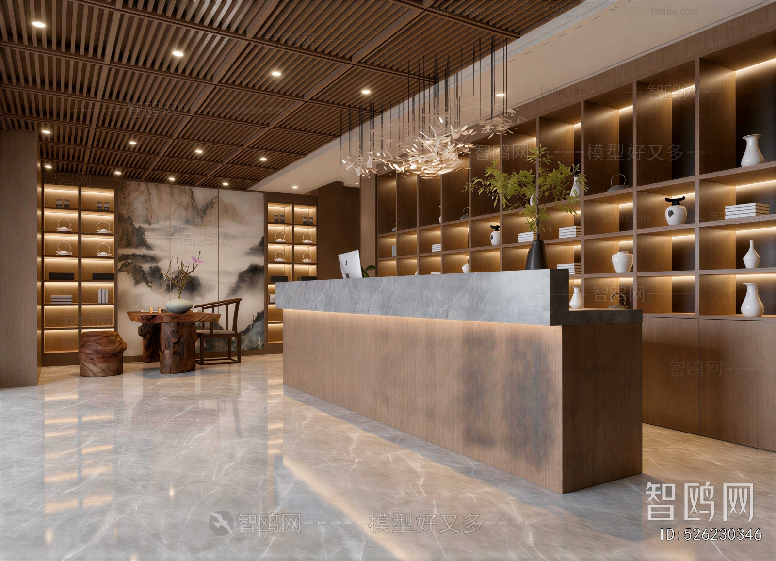 New Chinese Style Lobby Hall