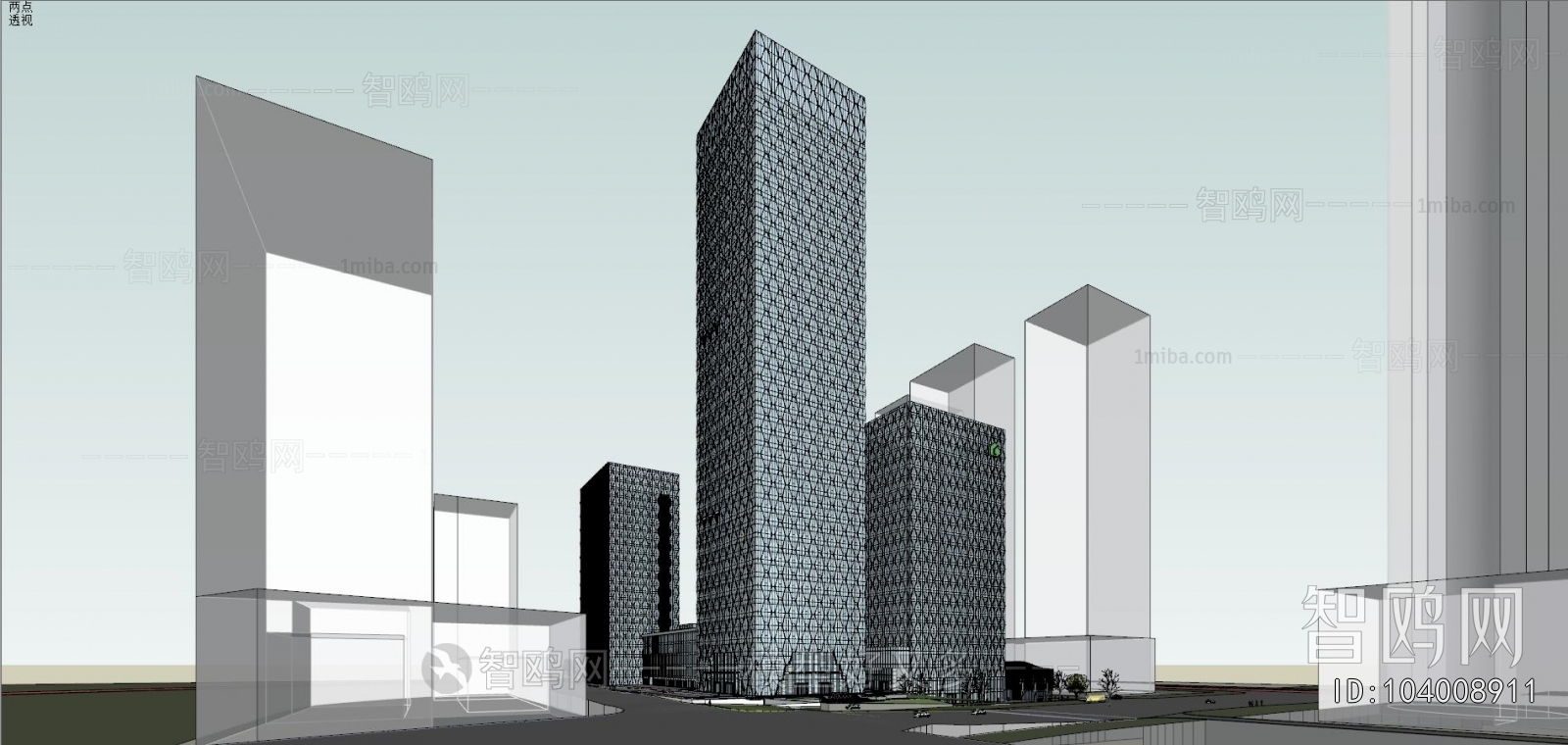 Modern Appearance Of Commercial Building