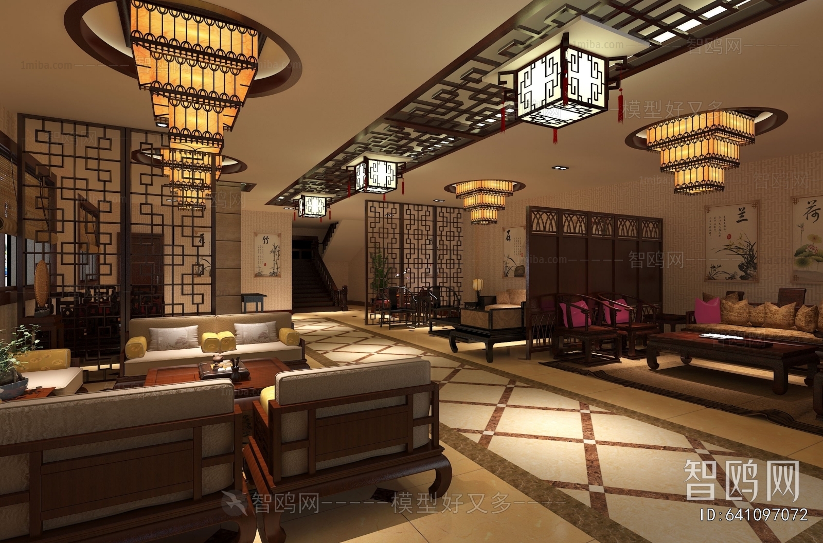 New Chinese Style Exhibition Hall