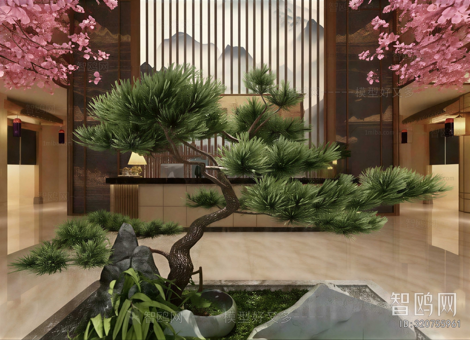 New Chinese Style Lobby Hall