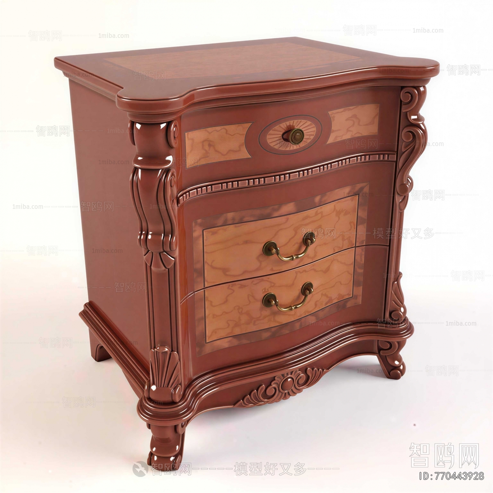 Retro Style Bedside Cupboard