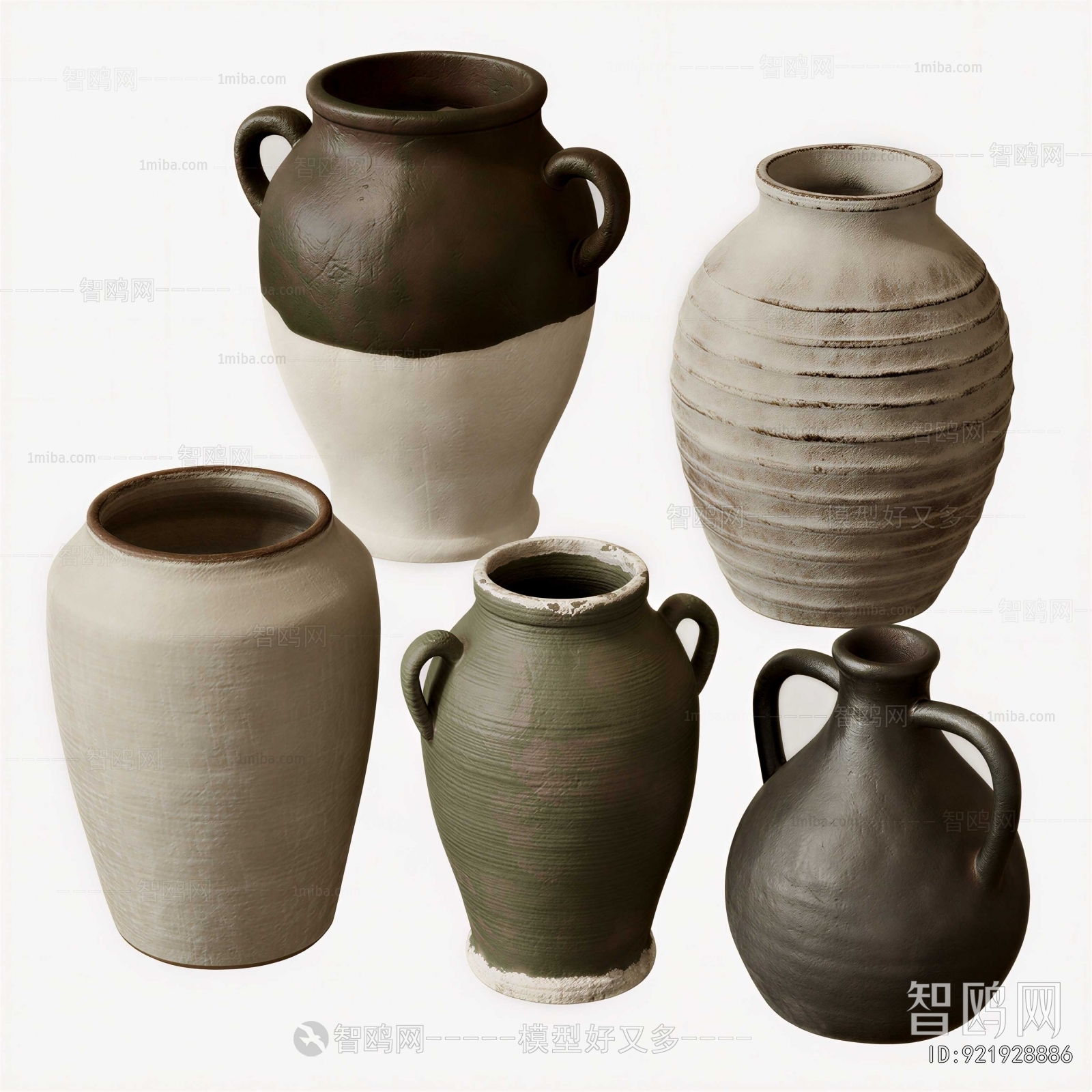 Wabi-sabi Style Clay Pot