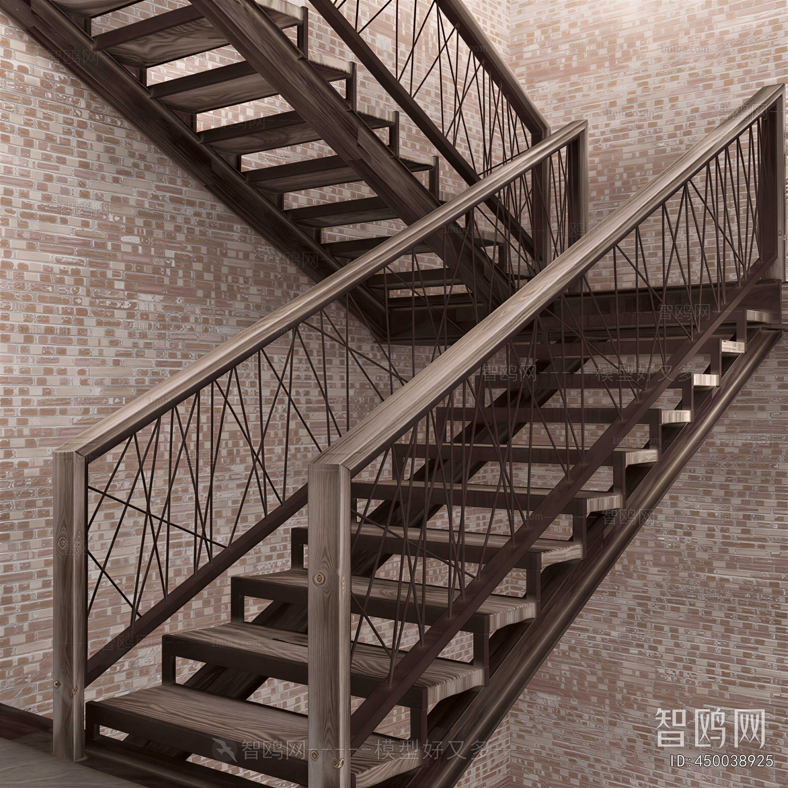 Industrial Style Staircase