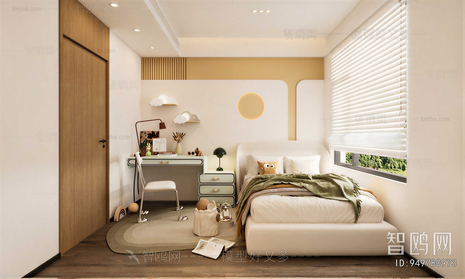 Modern Boy's Room And Son's Room