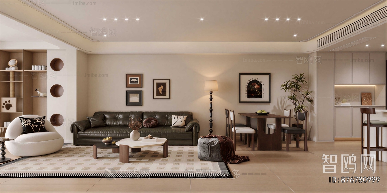 American Style A Living Room