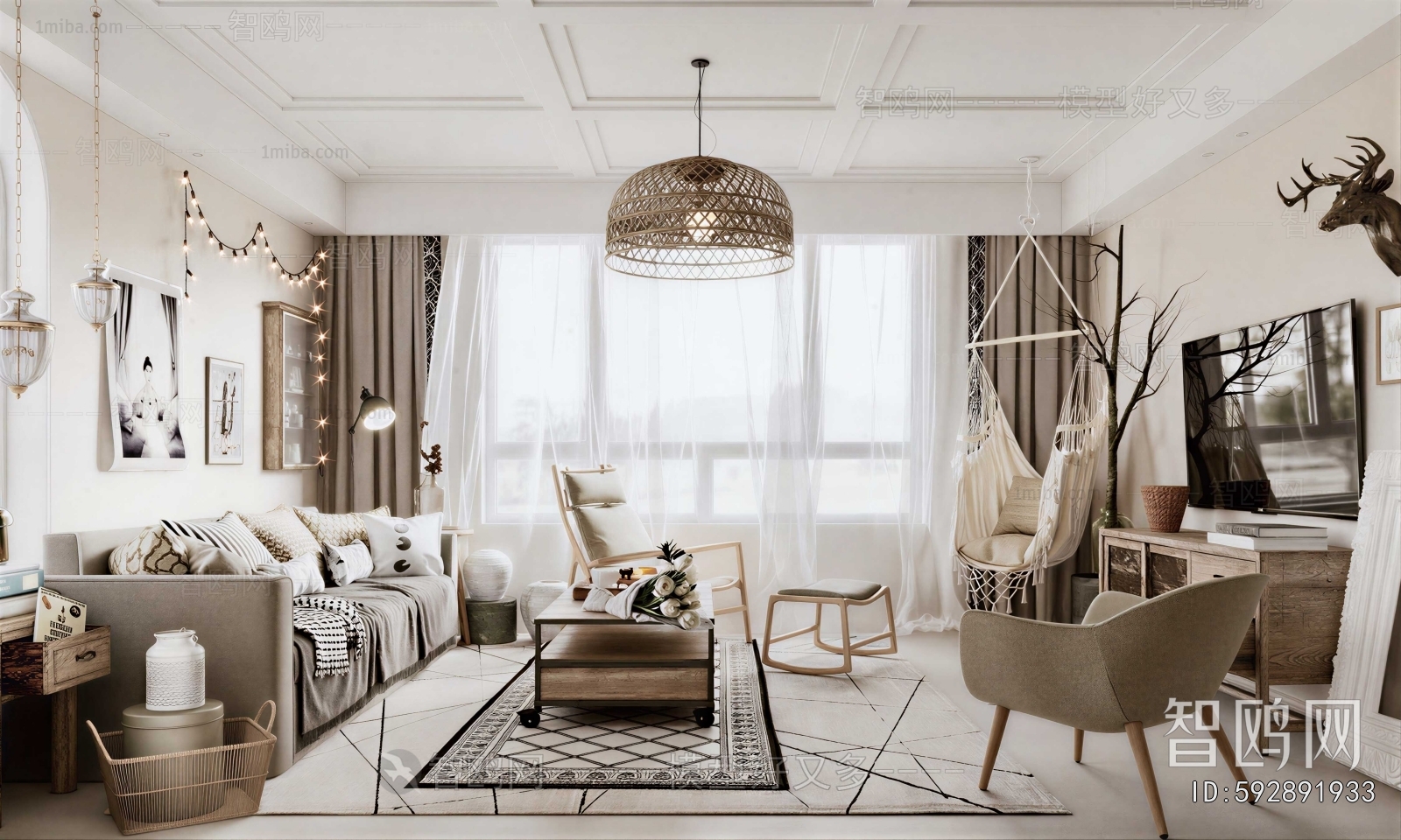 Nordic Style A Living Room