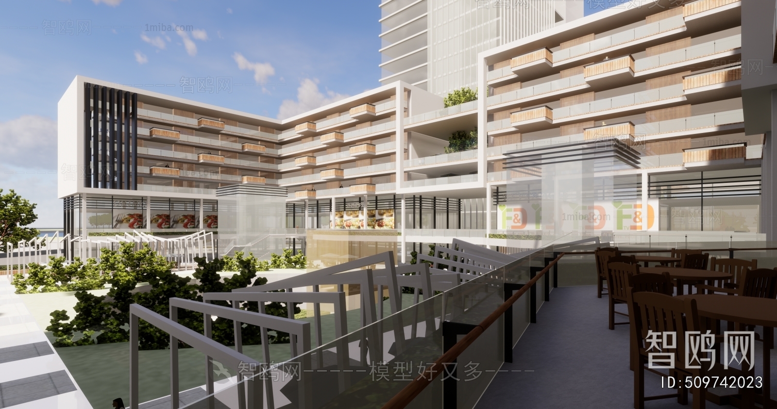Modern Appearance Of Commercial Building