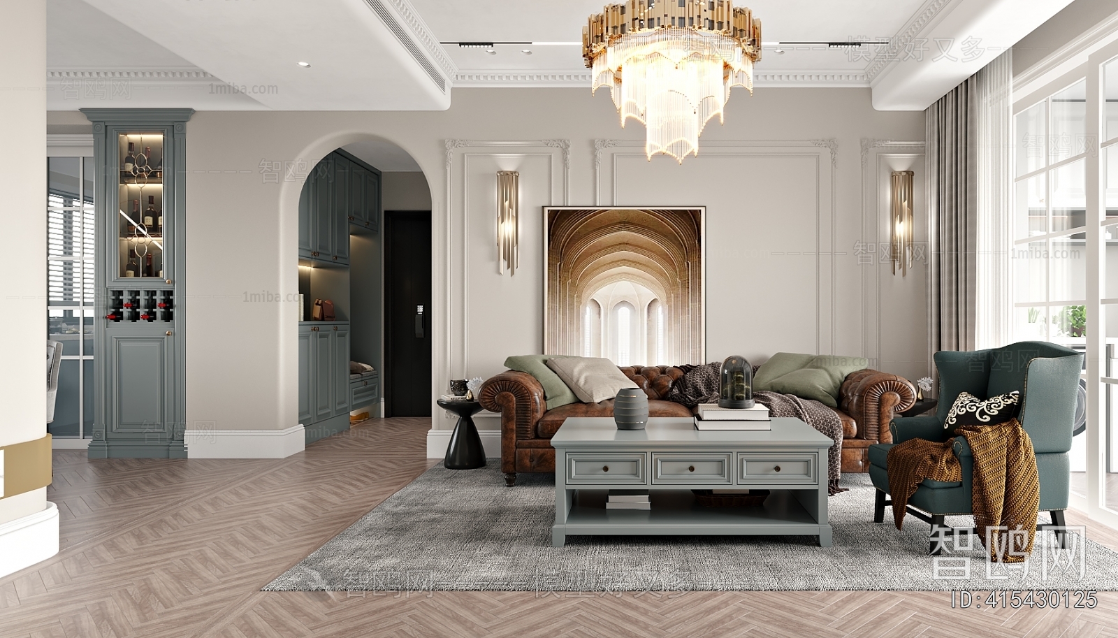 American Style A Living Room