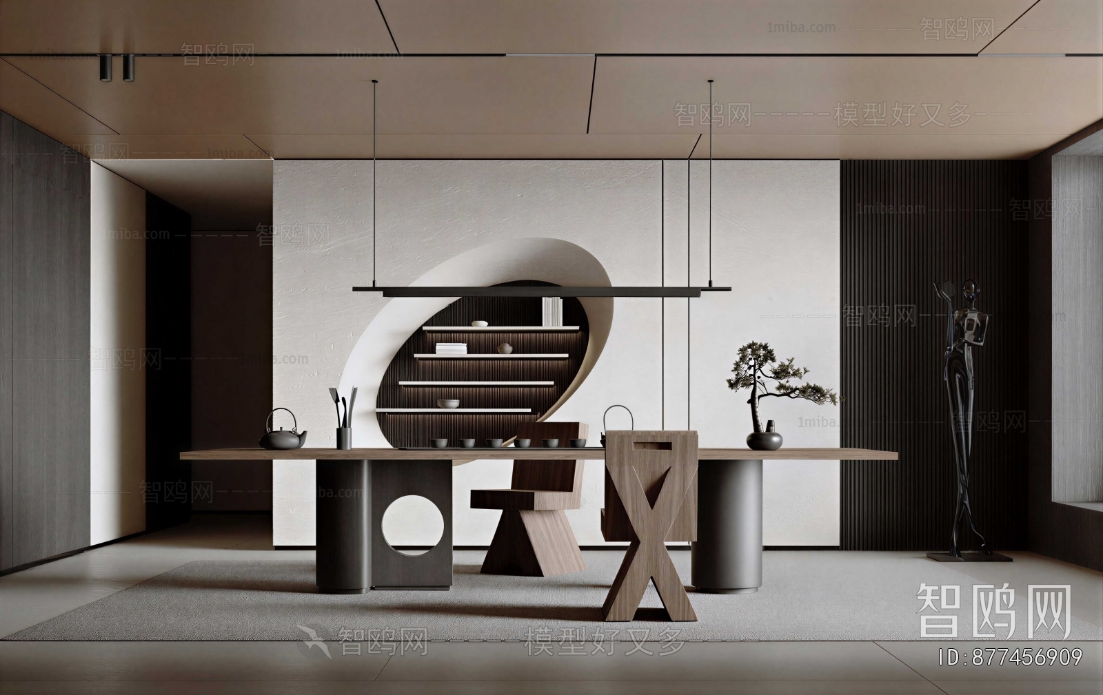 Wabi-sabi Style Tea House