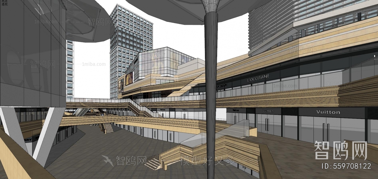 Modern Appearance Of Commercial Building
