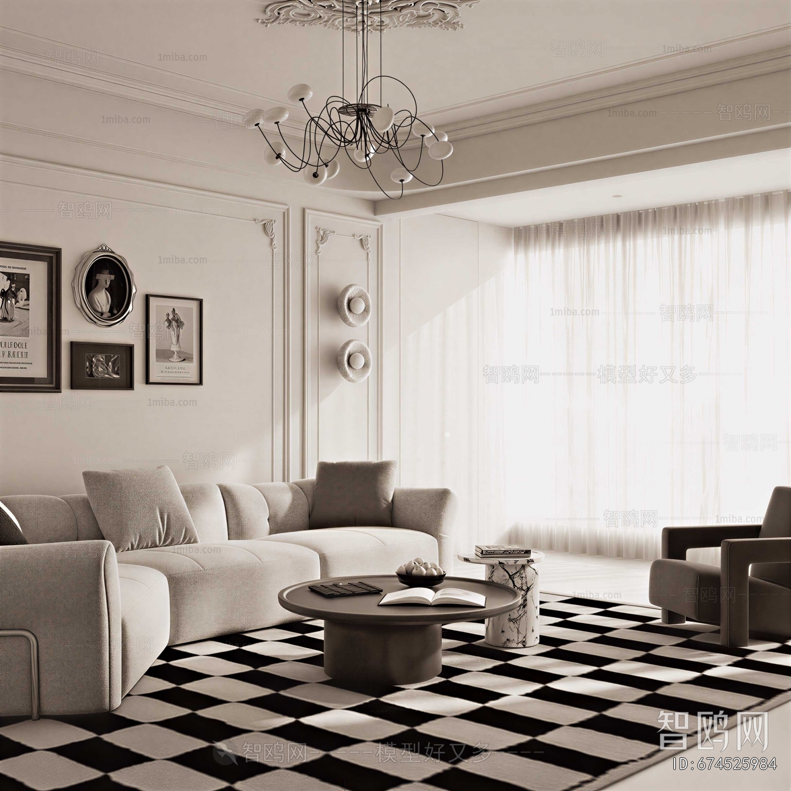French Style A Living Room