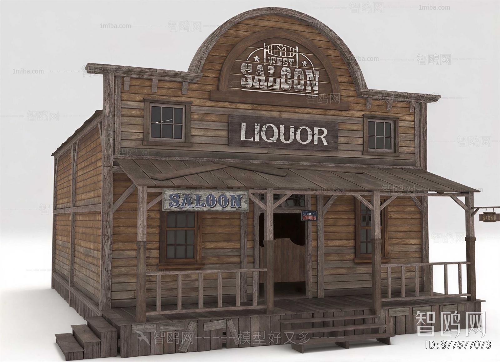 American Style Appearance Of Commercial Building