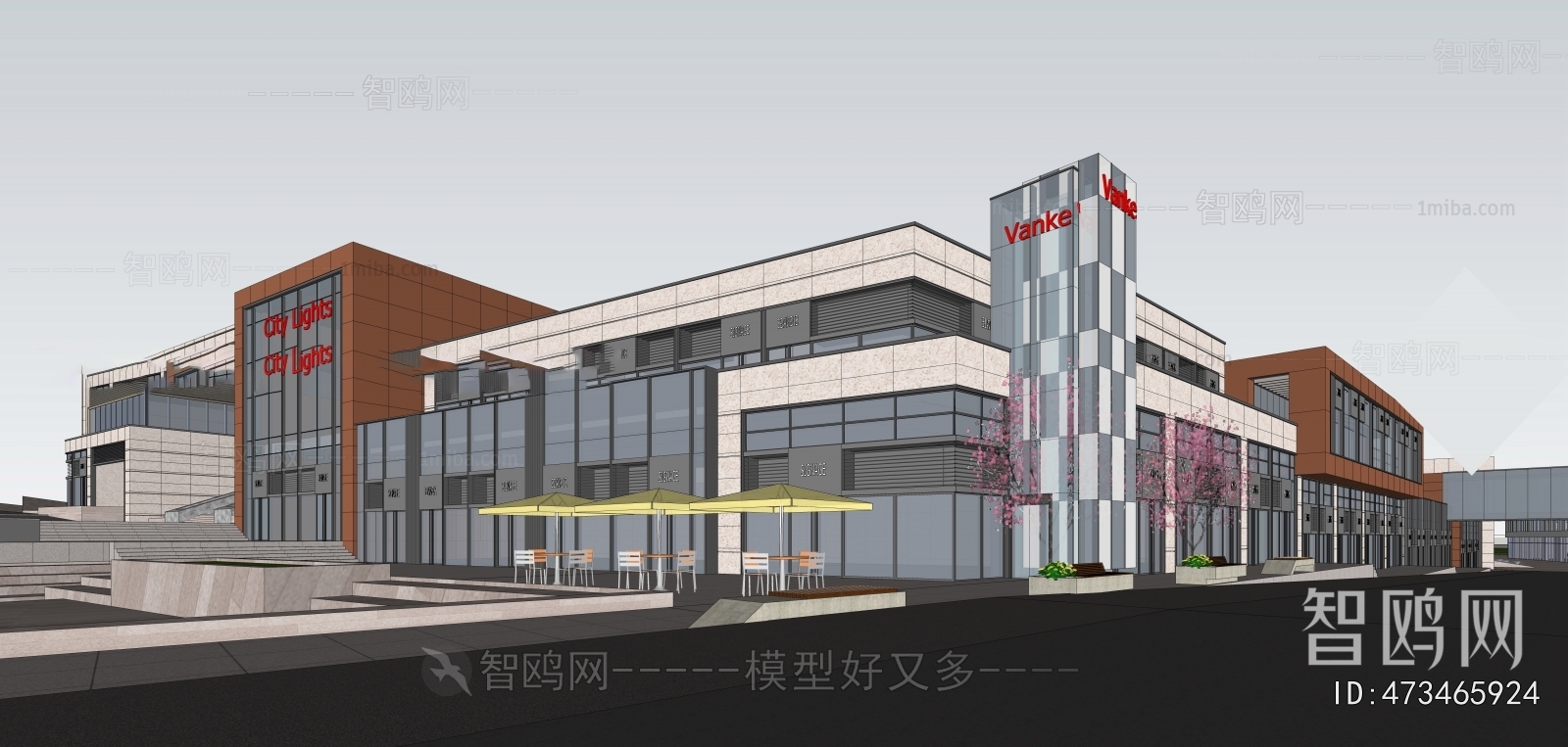 Modern Appearance Of Commercial Building