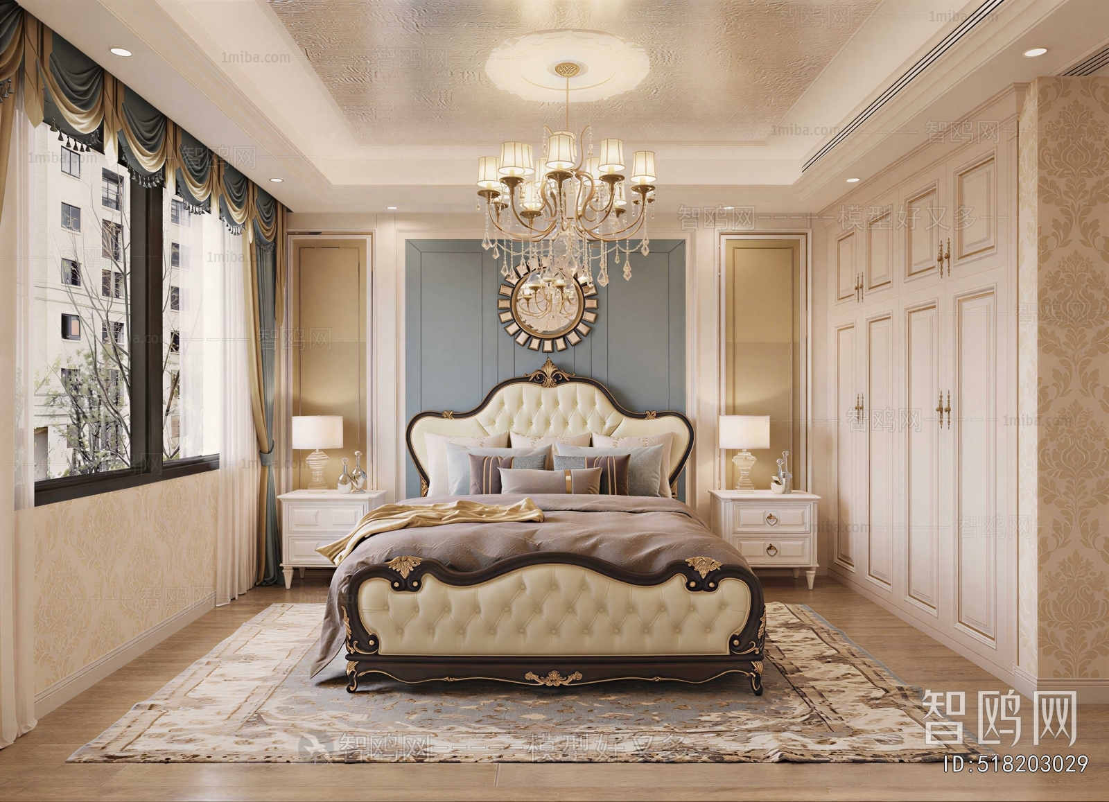 European Style Bedroom