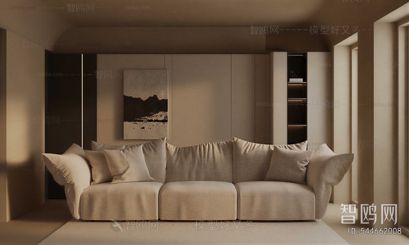 Wabi-sabi Style A Living Room