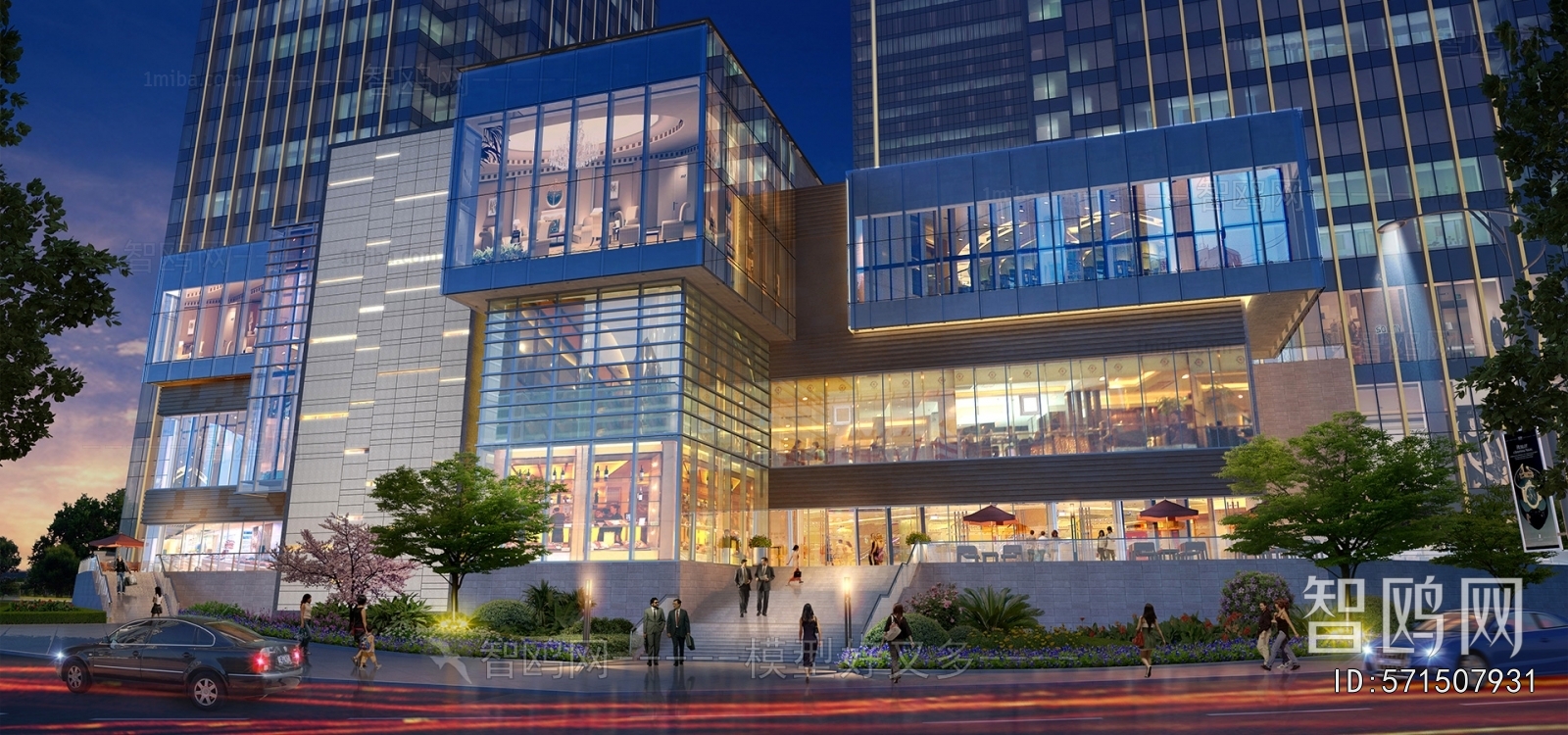 Modern Appearance Of Commercial Building