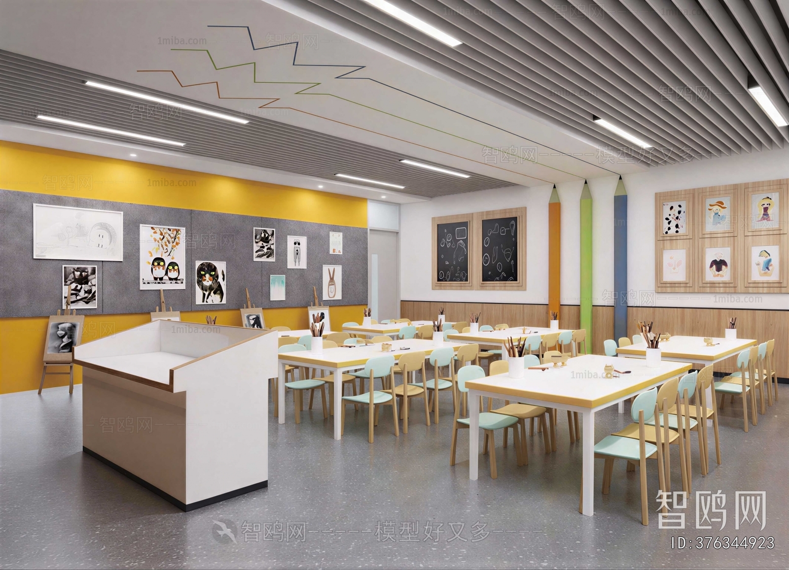 Modern Art Room