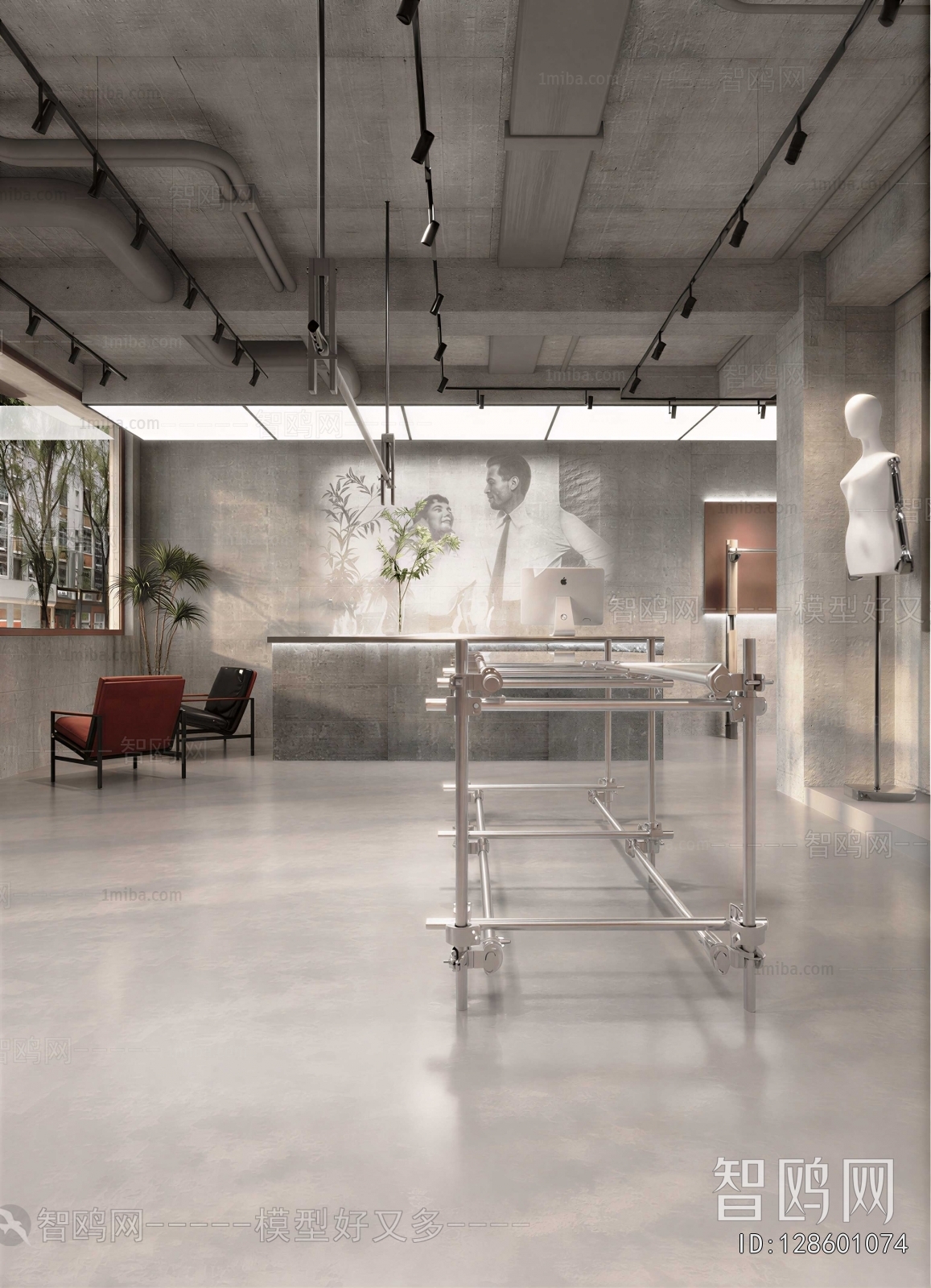 Industrial Style Clothing Store
