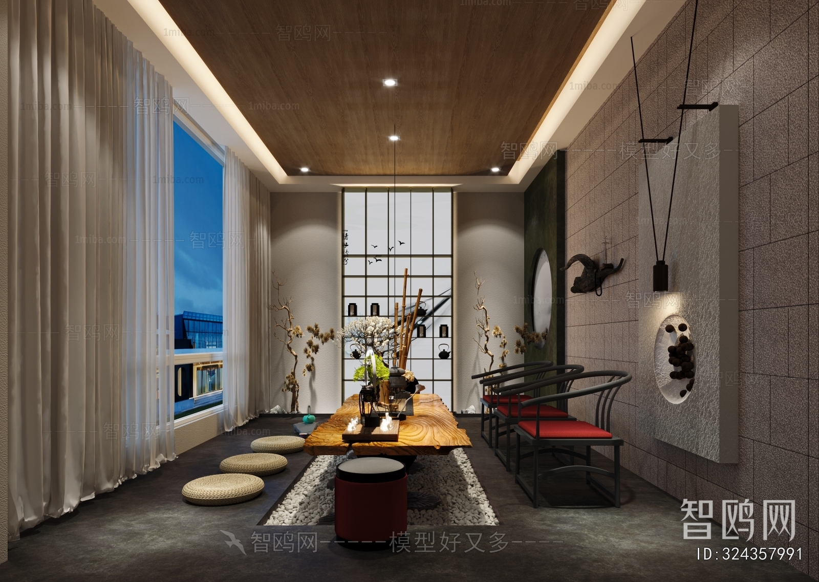 New Chinese Style Teahouse Tea House
