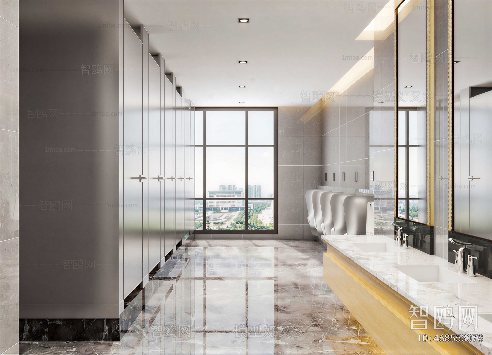 Modern Public Toilet
