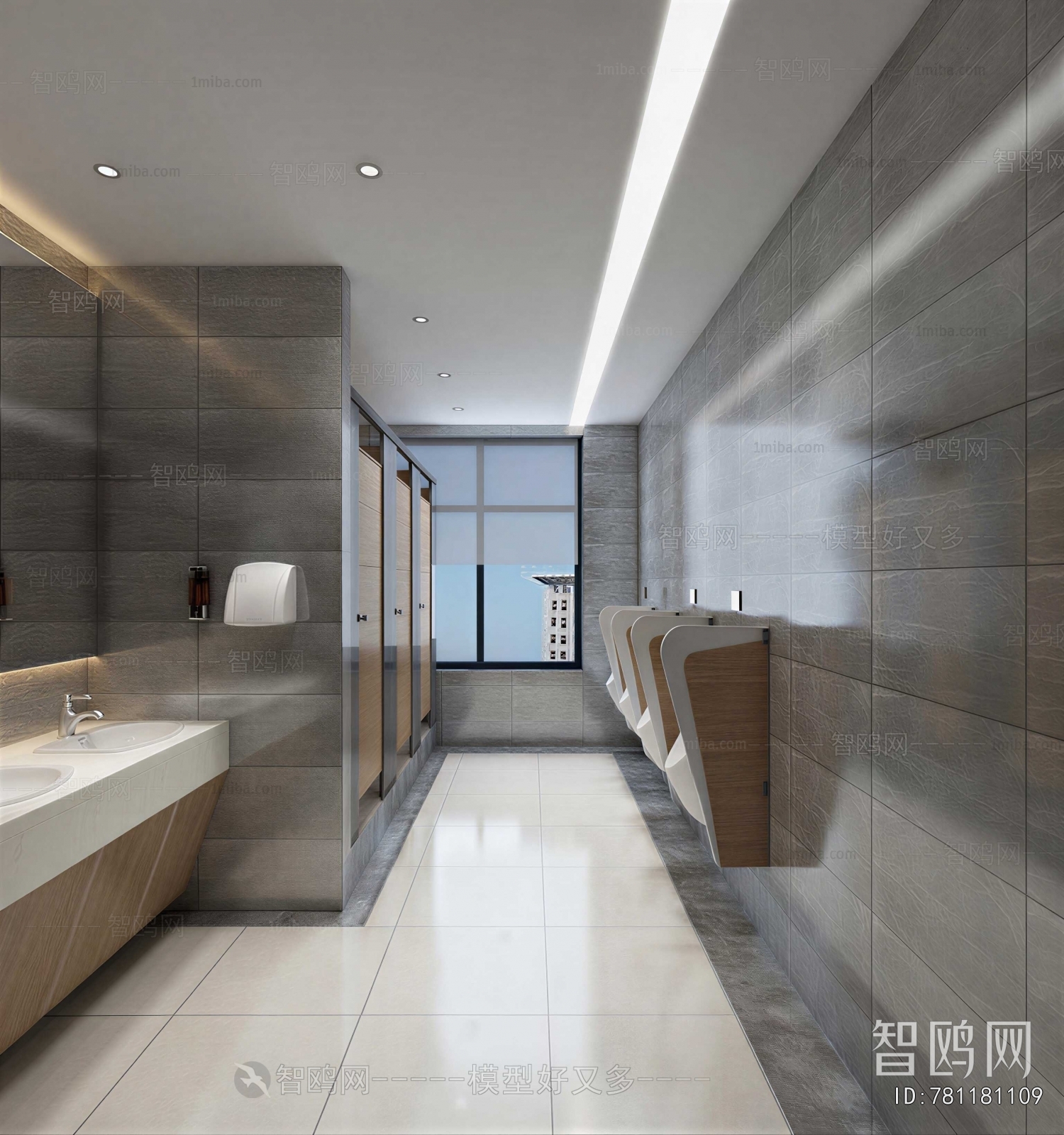 Modern Public Toilet