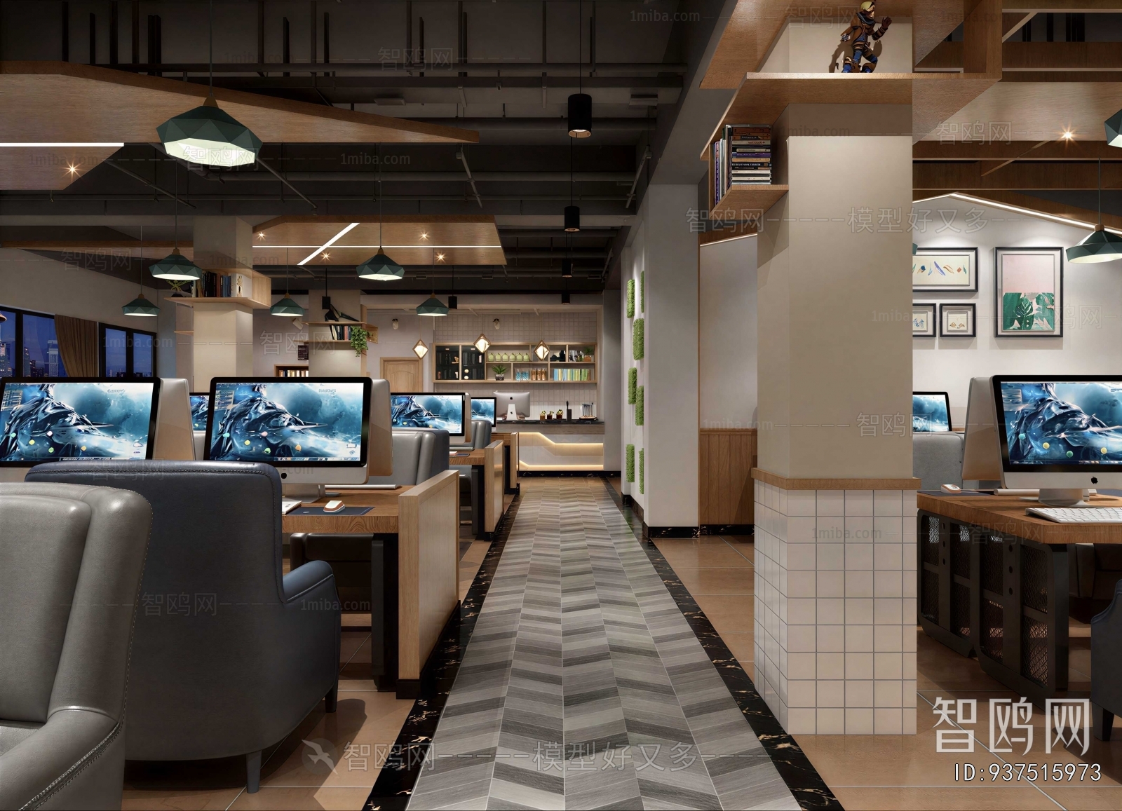 Modern Internet Cafe