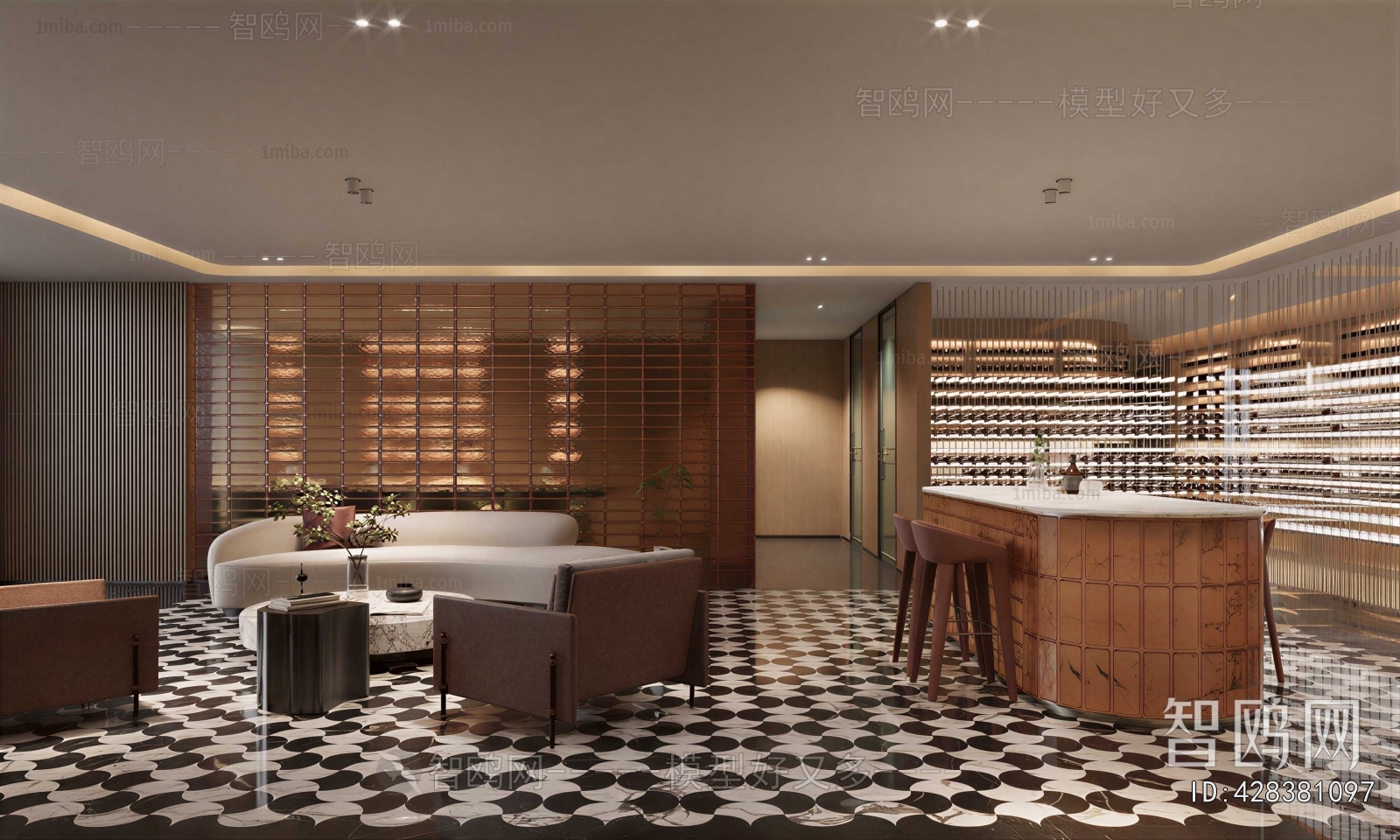 Modern Wine Cellar/Wine Tasting Room
