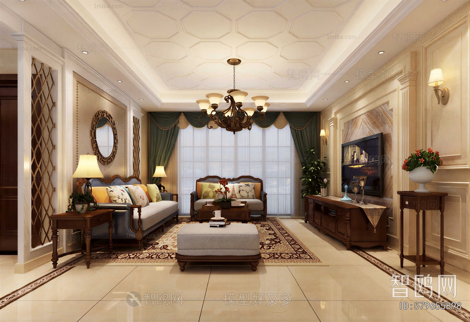 European Style A Living Room