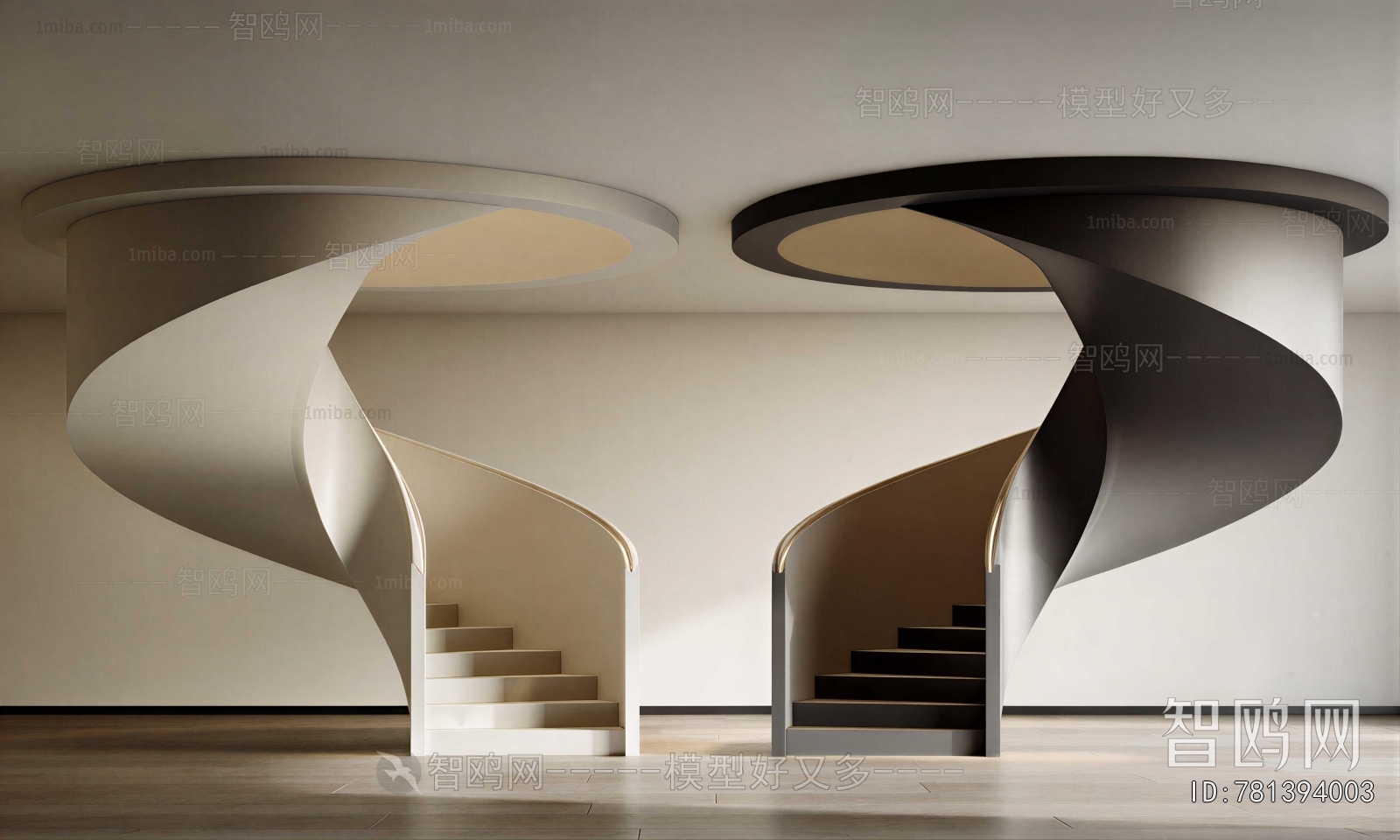 Modern Rotating Staircase