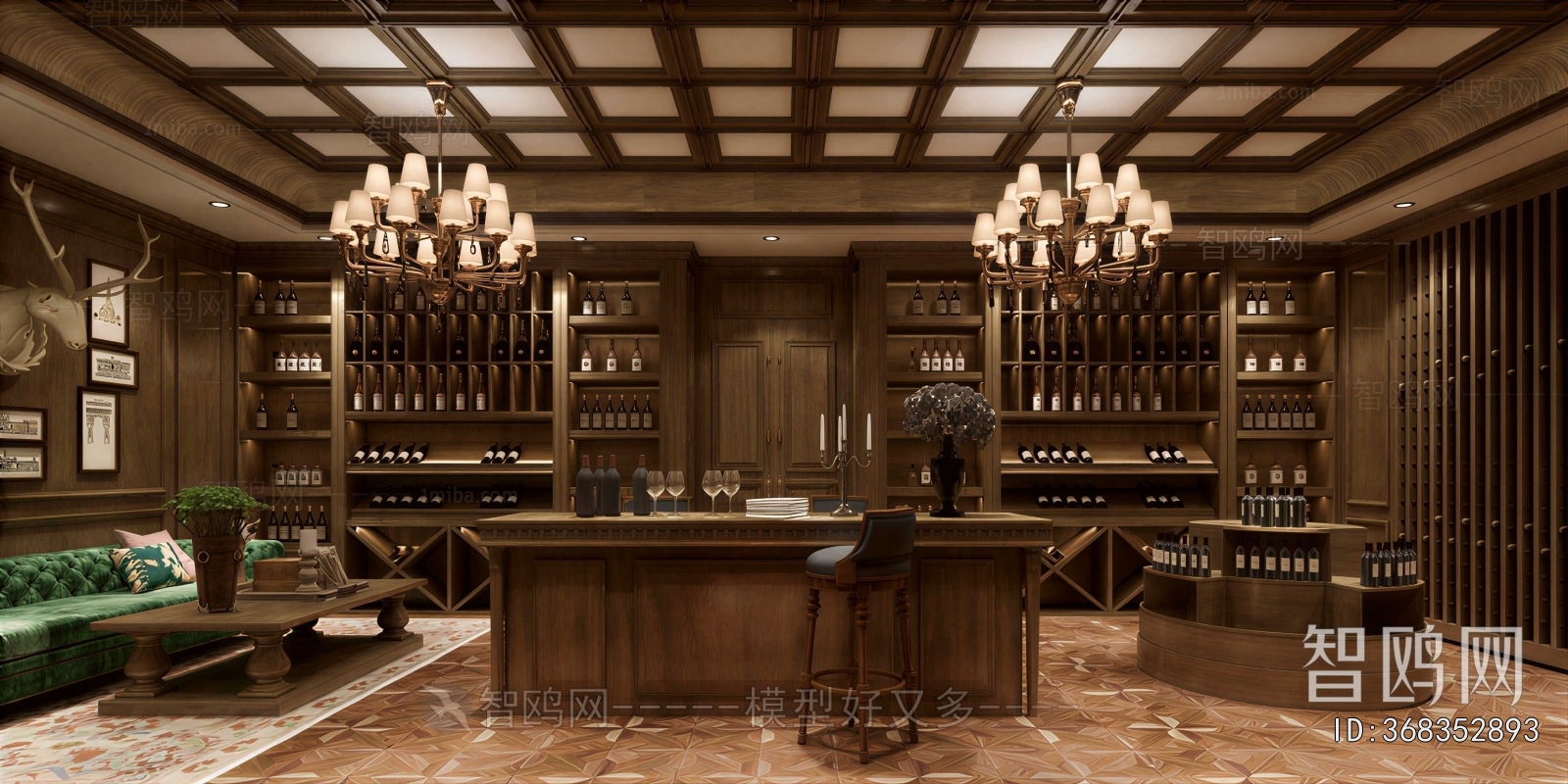 Classical Style Wine Cellar/Wine Tasting Room