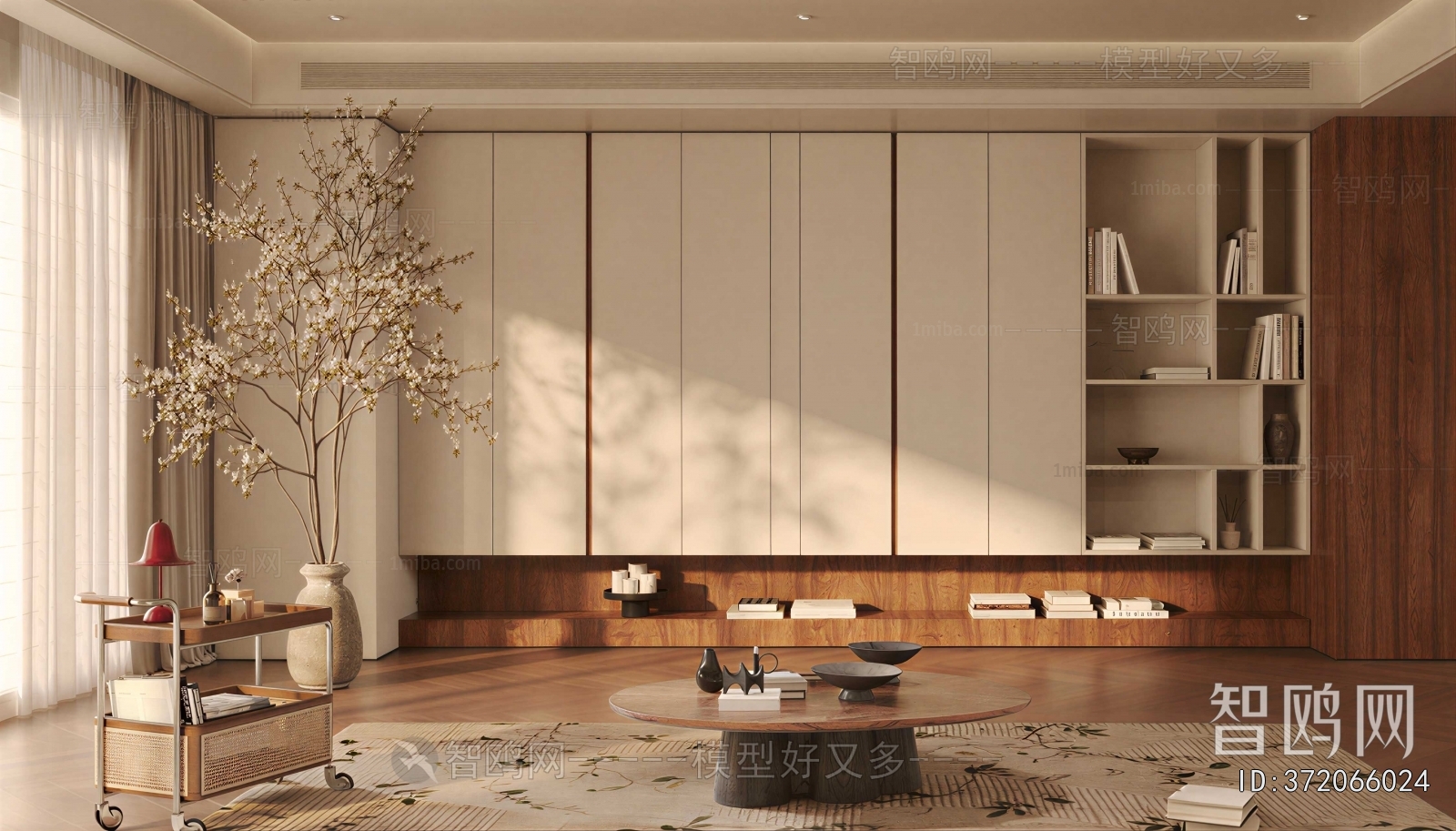 Wabi-sabi Style A Living Room