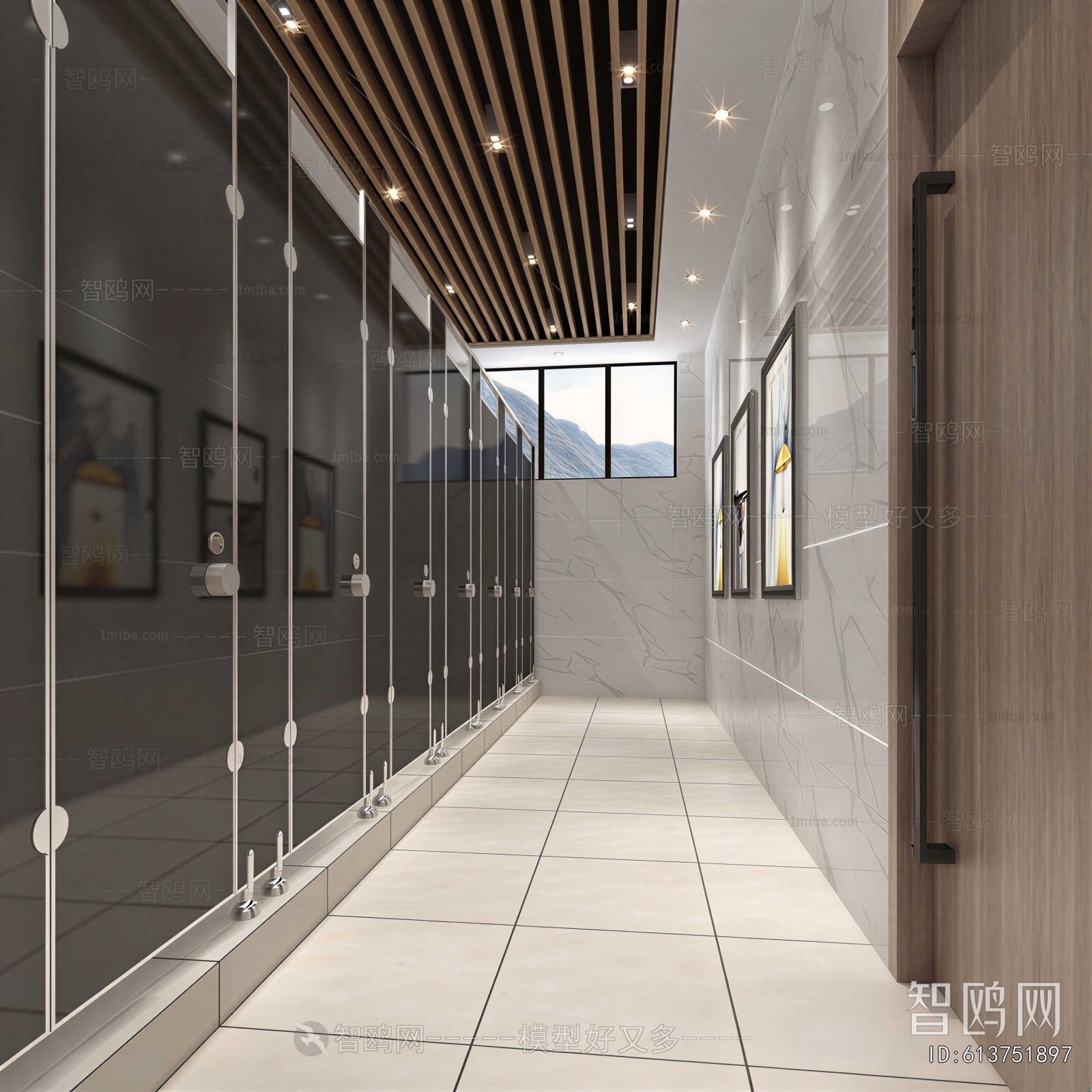Modern Public Toilet