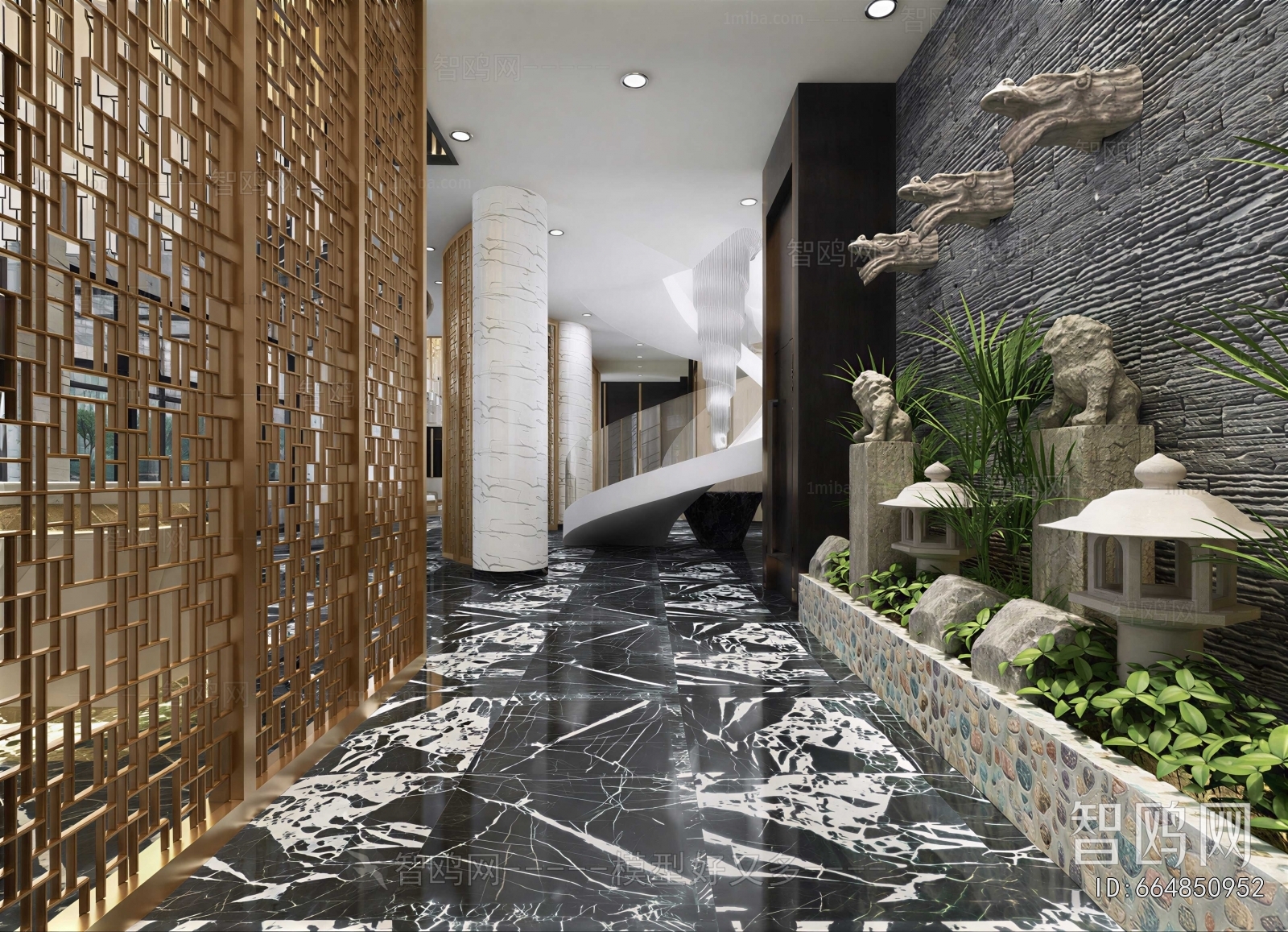 New Chinese Style Corridor