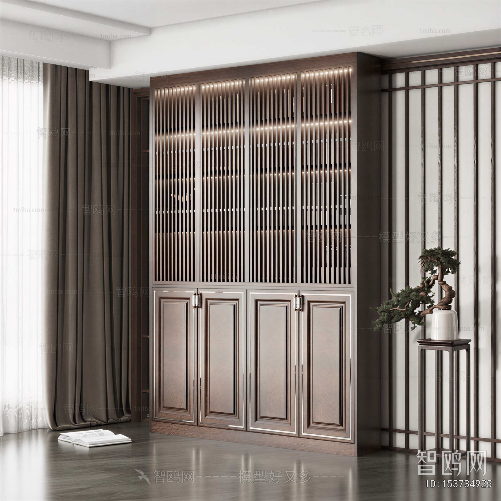 New Chinese Style Bookcase