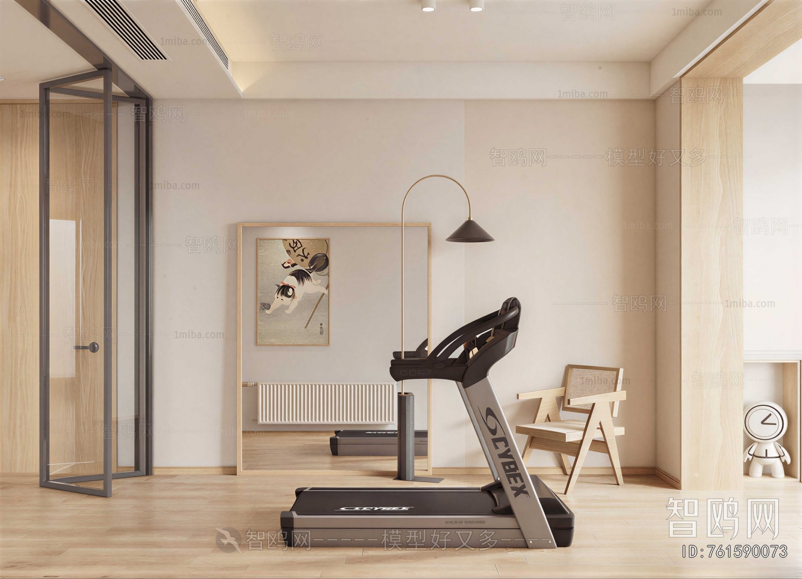 Modern Home Fitness Room