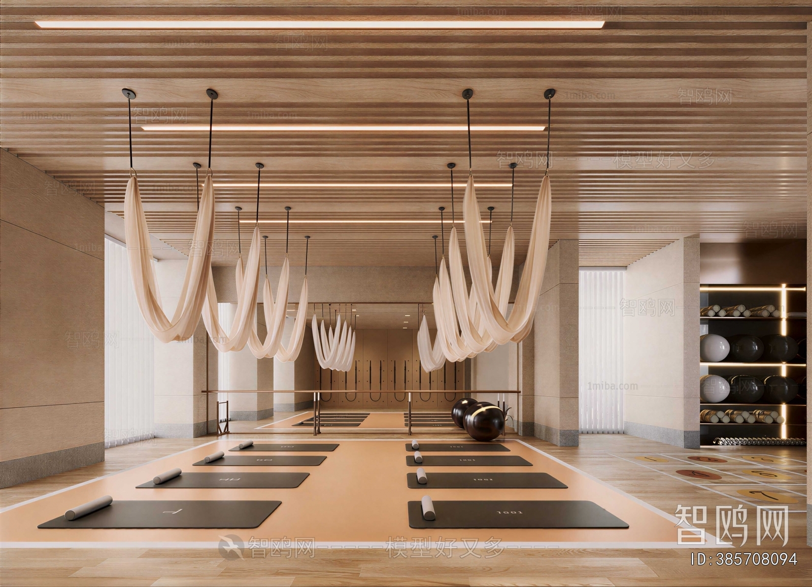Modern Yoga Room