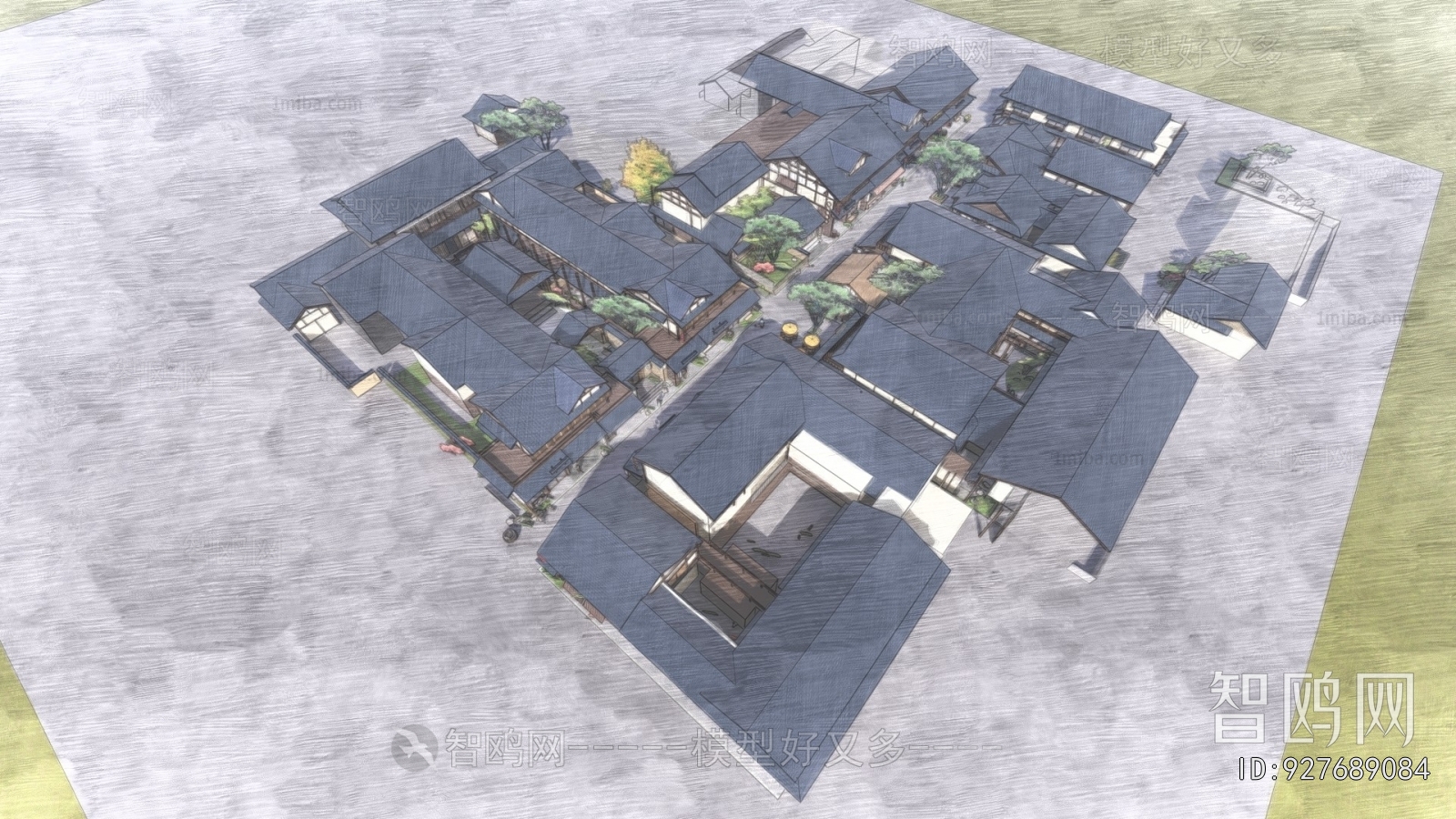 New Chinese Style Commercial Street