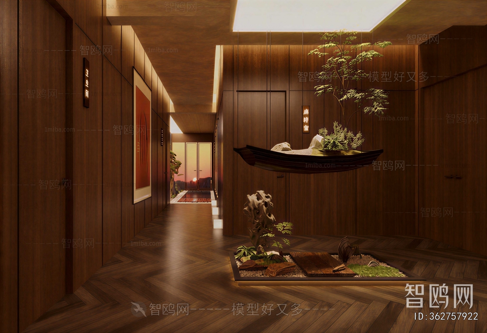 New Chinese Style Corridor