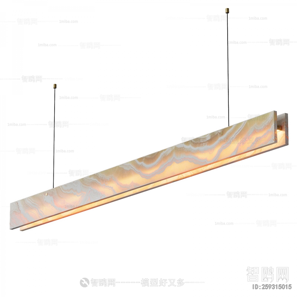 Modern Long Chandelier