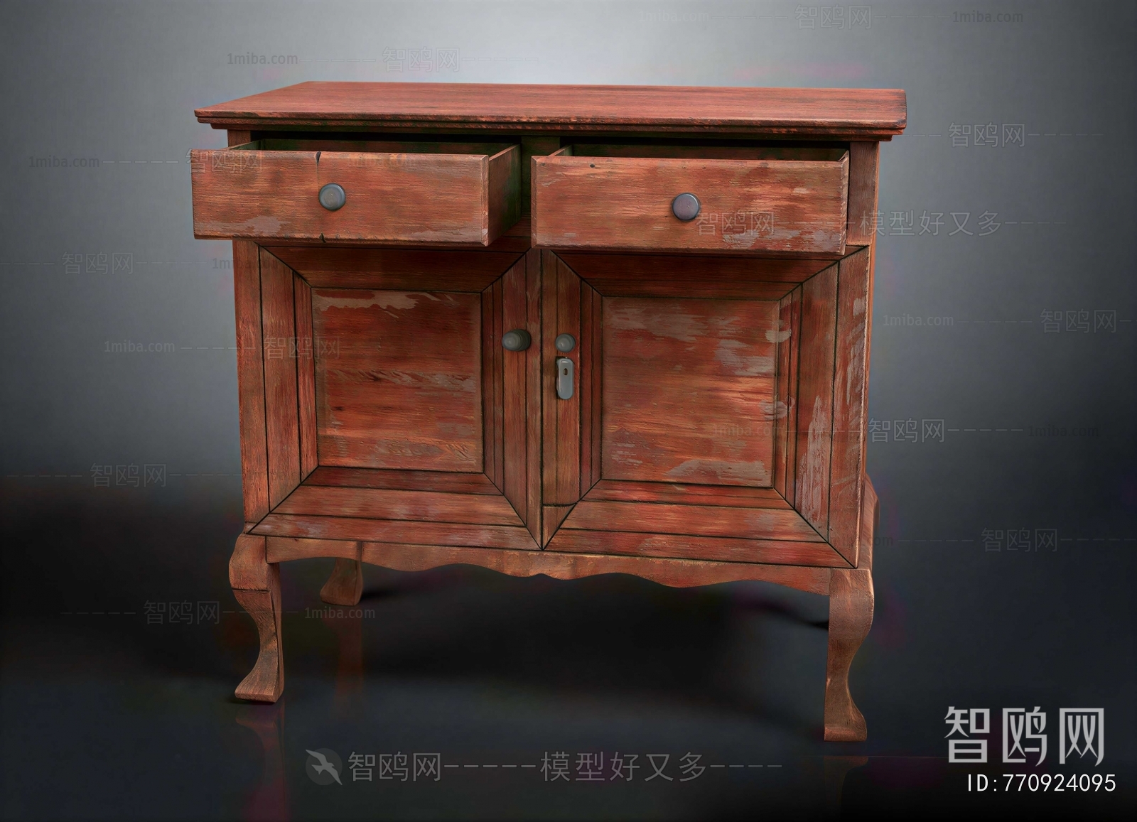 Retro Style Side Cabinet