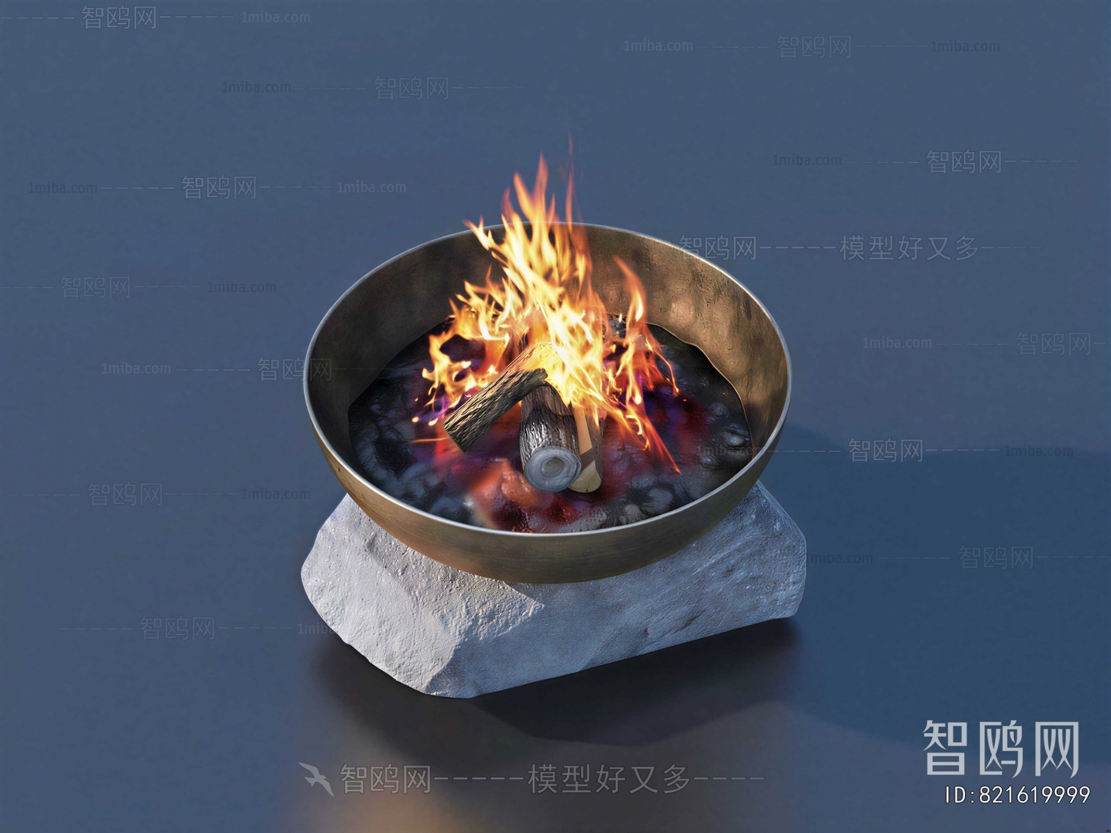 Wabi-sabi Style Fireplace