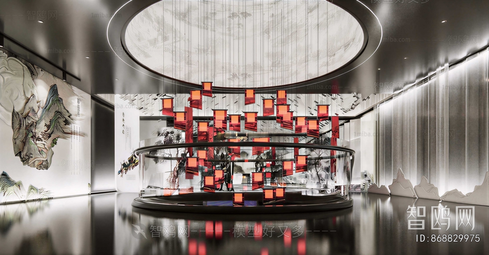 New Chinese Style Exhibition Hall