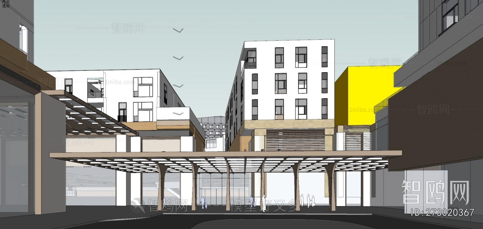 Modern Appearance Of Commercial Building