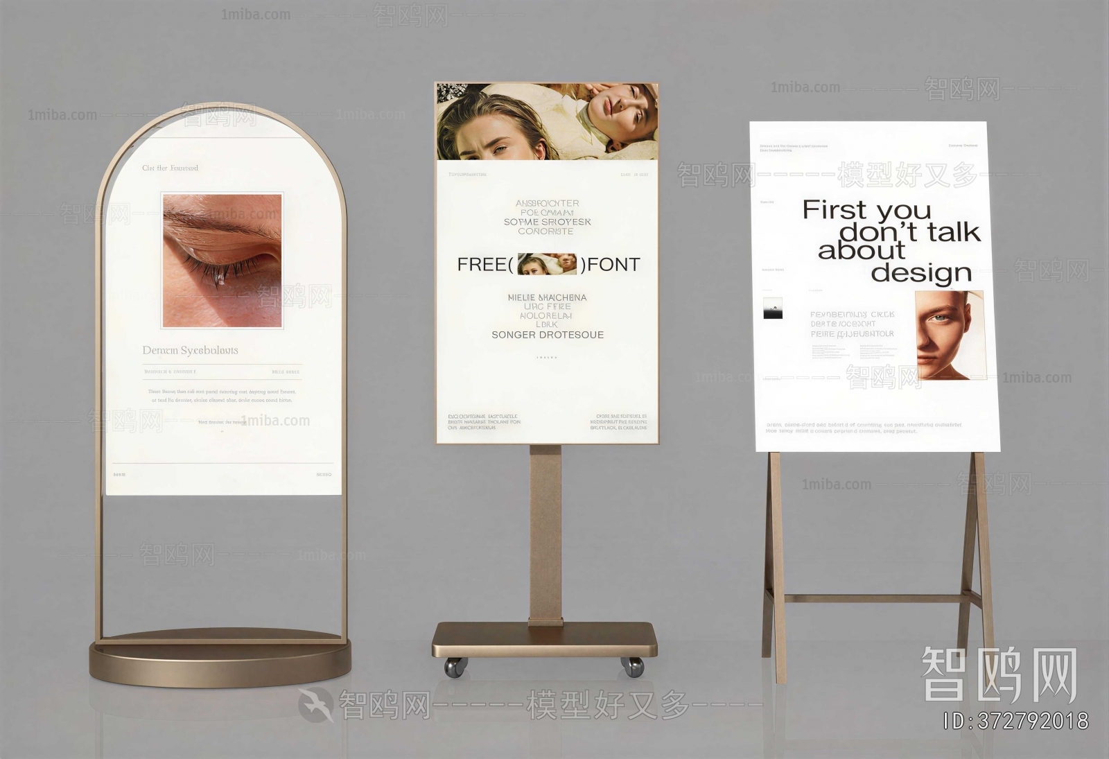 Modern Guide Board/bulletin Board