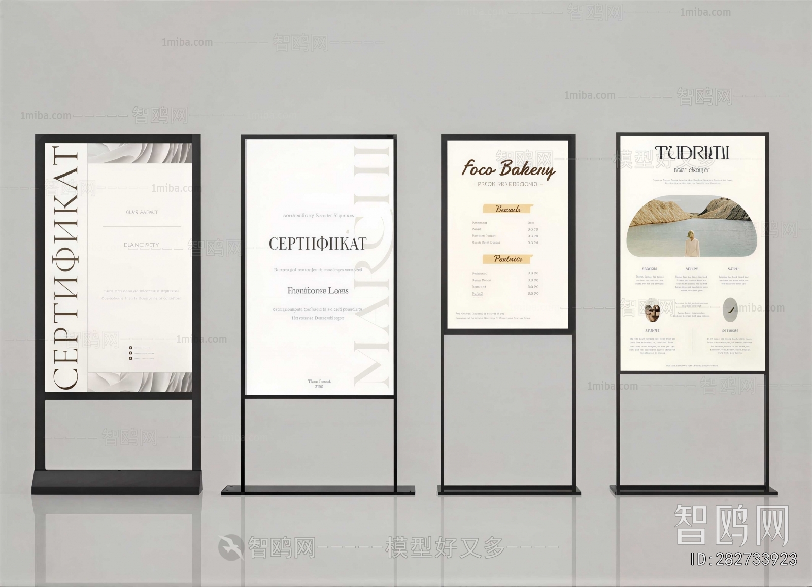 Modern Guide Board/bulletin Board